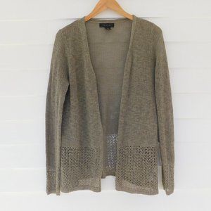 🌿 Tahari Open Front Cardigan